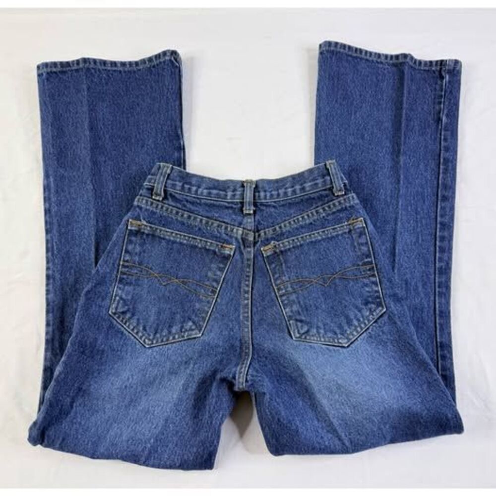 Vintage Photo Products Women’s Bell Bottom Blue Jeans Size 0 - Picture 2 of 10